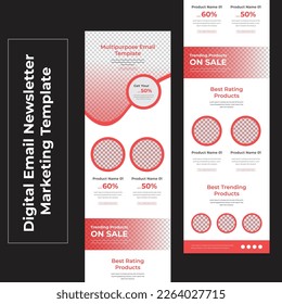 Latest Multipurpose Business Promotional email newsletter template