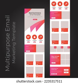 Latest Multipurpose E-commerce Email Marketing Newsletter Template Design