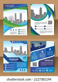 latest office report cover design vector