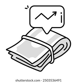 Neueste Pack von Banken und Investitionen Doodle Icons 


