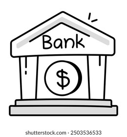 Latest Pack of Banking and Investment Doodle Icons 

