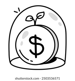 Latest Pack of Banking and Investment Doodle Icons 

