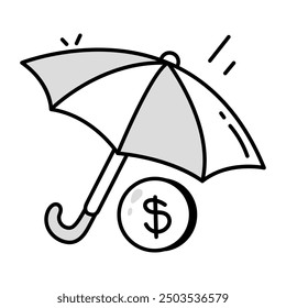 Latest Pack of Banking and Investment Doodle Icons 

