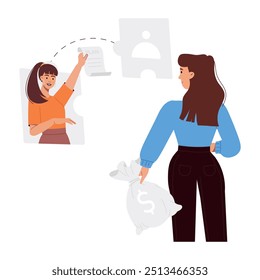 El último paquete de Ilustraciones planas de inicio de negocios 

