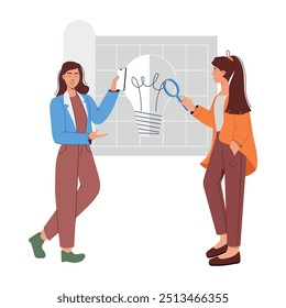 El último paquete de Ilustraciones planas de inicio de negocios 

