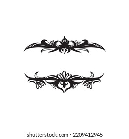 Latest Set Calligraphy Ornaments Elegant Style Stock Vector (Royalty