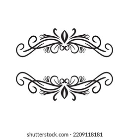 the latest set of creative name frame ornaments, text ornaments with an elegant style