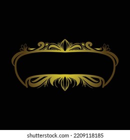el último conjunto de adornos de marcos de nombre creativo, ornamentos de texto con un estilo elegante
