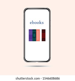 the latest smartphone with a pink background