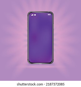 Último Smartphone con pantalla morada