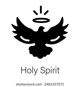 Latest solid icon of holy spirit 