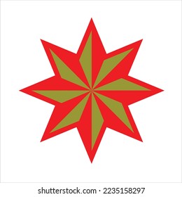 latest star in new year vector logo design