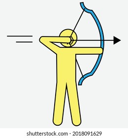 Latest and Trending icon of archery  for web and mobile.