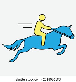 Latest and Trending icon of equestrian for web and mobile.