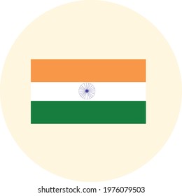 Latest Trending icon of India flag.