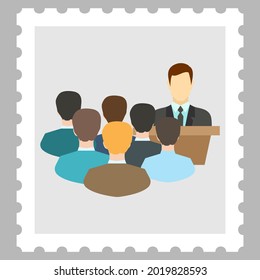 Latest and Trending icon of meeting  for web and mobile.