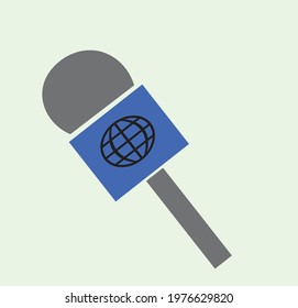 Latest and Trending icon of news mic.