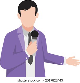 Icono de Última y Tendencia del orador para web y móvil.