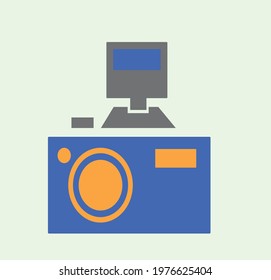 Latest and Trending icon of rangefinder camera.