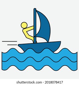 Latest and Trending icon of sailing  for web and mobile.