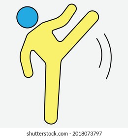 Latest and Trending icon of taekwondo for web and mobile.