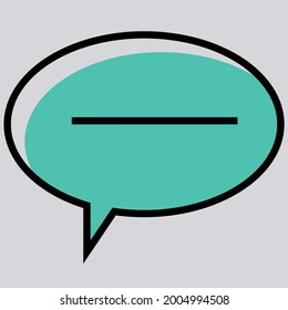 Latest and Trending message icon on grey background for web and mobile.