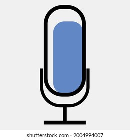 Icono de último y trending en fondo gris para web y móvil.