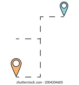 
Latest and Trending navigation icon on white background for web and mobile.
