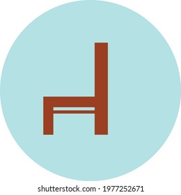 Latest and trending vector icon of chair.