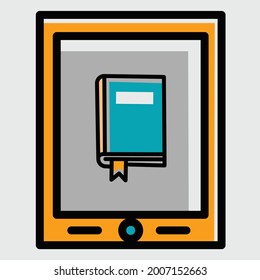 Latest and trending vector icon of E-book. 