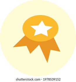 Latest vector icon of badge.