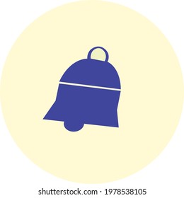Latest vector icon of bell.