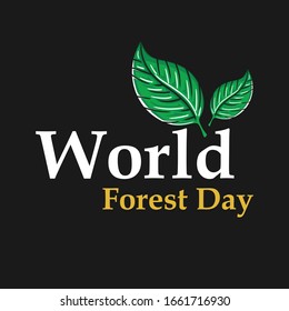 The Latest World Forest Day in vector art