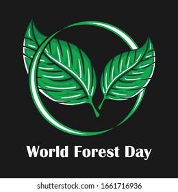 The Latest World Forest Day in vector art