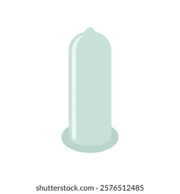 Latex condom icon. Vector illustration.