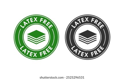 Ilustração de modelo de logotipo de design livre de látex