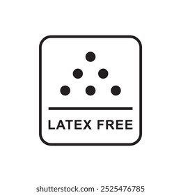 latex free icon line graphic design illustration isolated white background