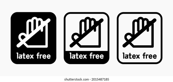 Latex Free Vector Information Sign