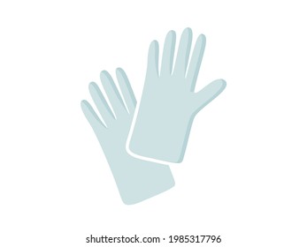 latex gloves icon. Medical gloves icon. 