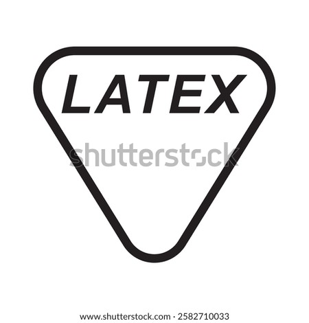 latex medicine symbol vector design illustration