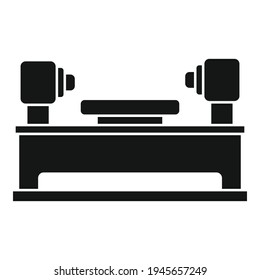 Lathe equipment icon. Simple illustration of Lathe equipment vector icon for web design isolated on white background