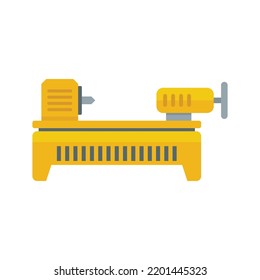 Lathe icon. Flat illustration of Lathe vector icon isolated on white background