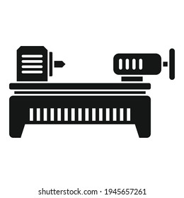 Lathe icon. Simple illustration of Lathe vector icon for web design isolated on white background