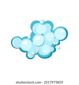 lather shampoo foam cartoon. bubbles cleanse, wash rinse, scalp conditioner lather shampoo foam sign. isolated symbol vector illustration