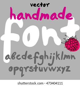 Latin alphabet capital letters isolated on white background, hand drawn font, sketched stroke lettering, english typeface.