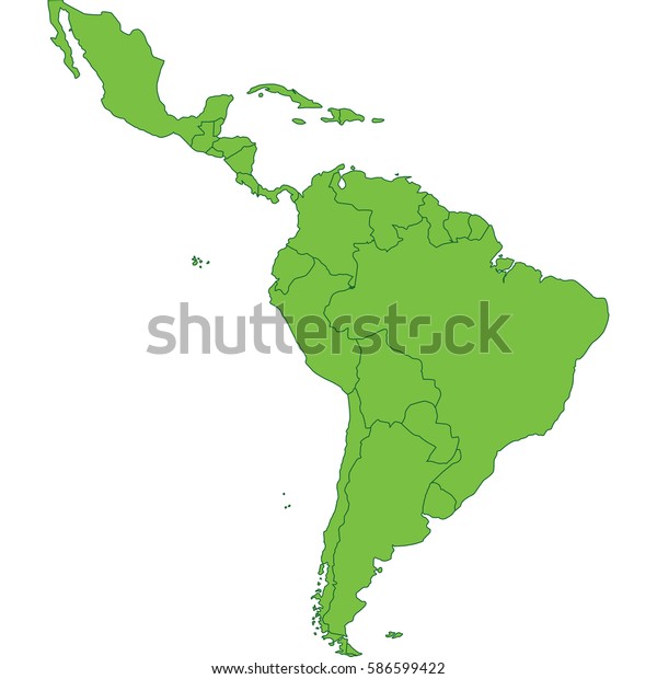 Latin America Stock Vector Royalty Free Shutterstock