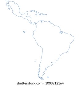 latin america map