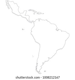 latin america map