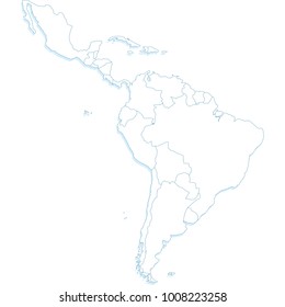 latin america map