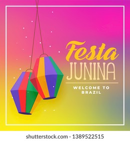 latin american festa junina holiday background